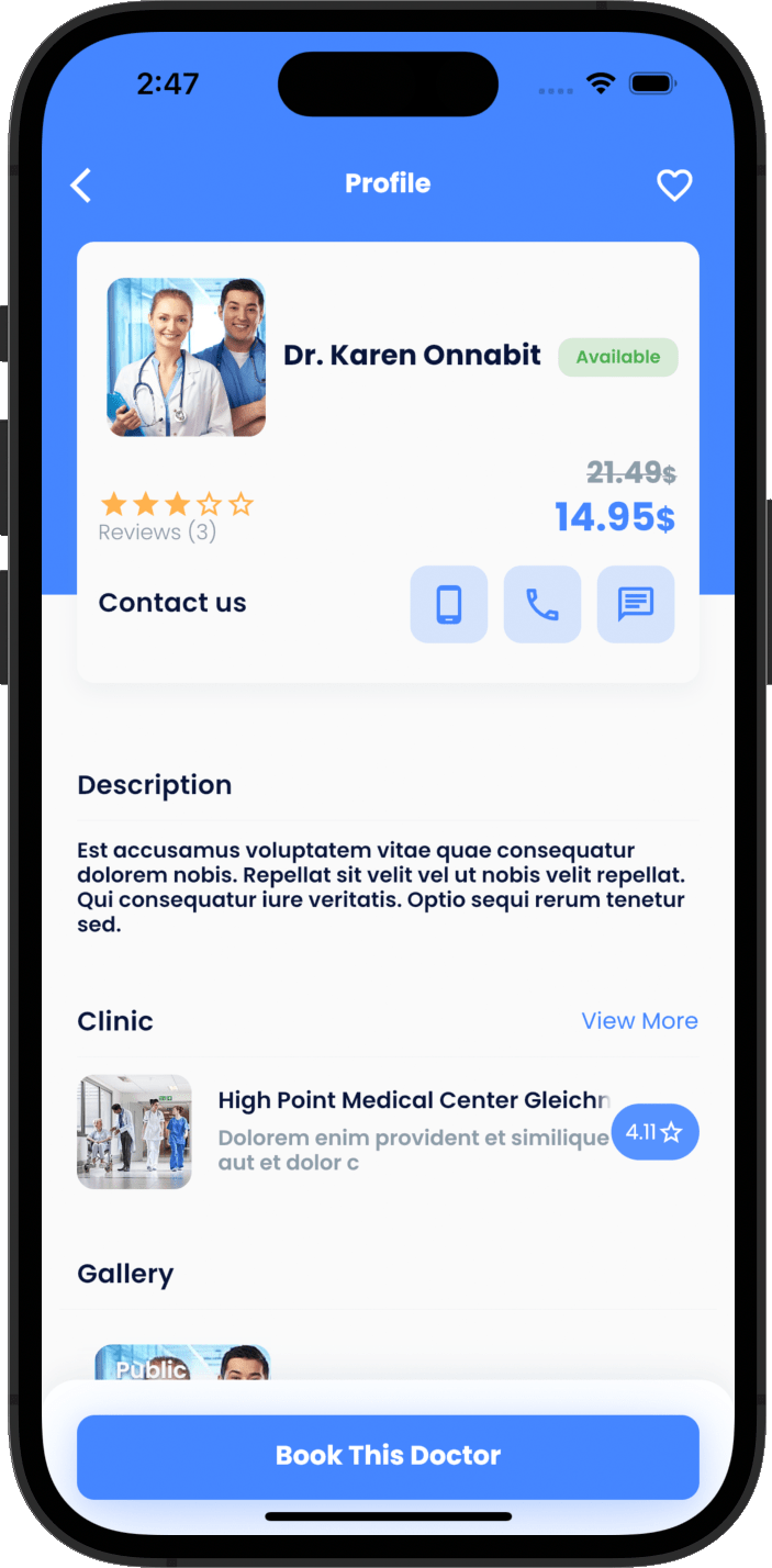 doctor-app-profile